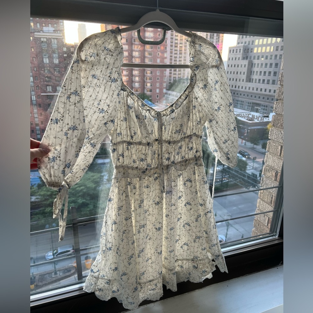 ditsy floral coastal cowgirl flowy dress